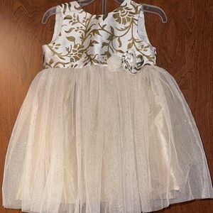 Gold Little Girl Dress